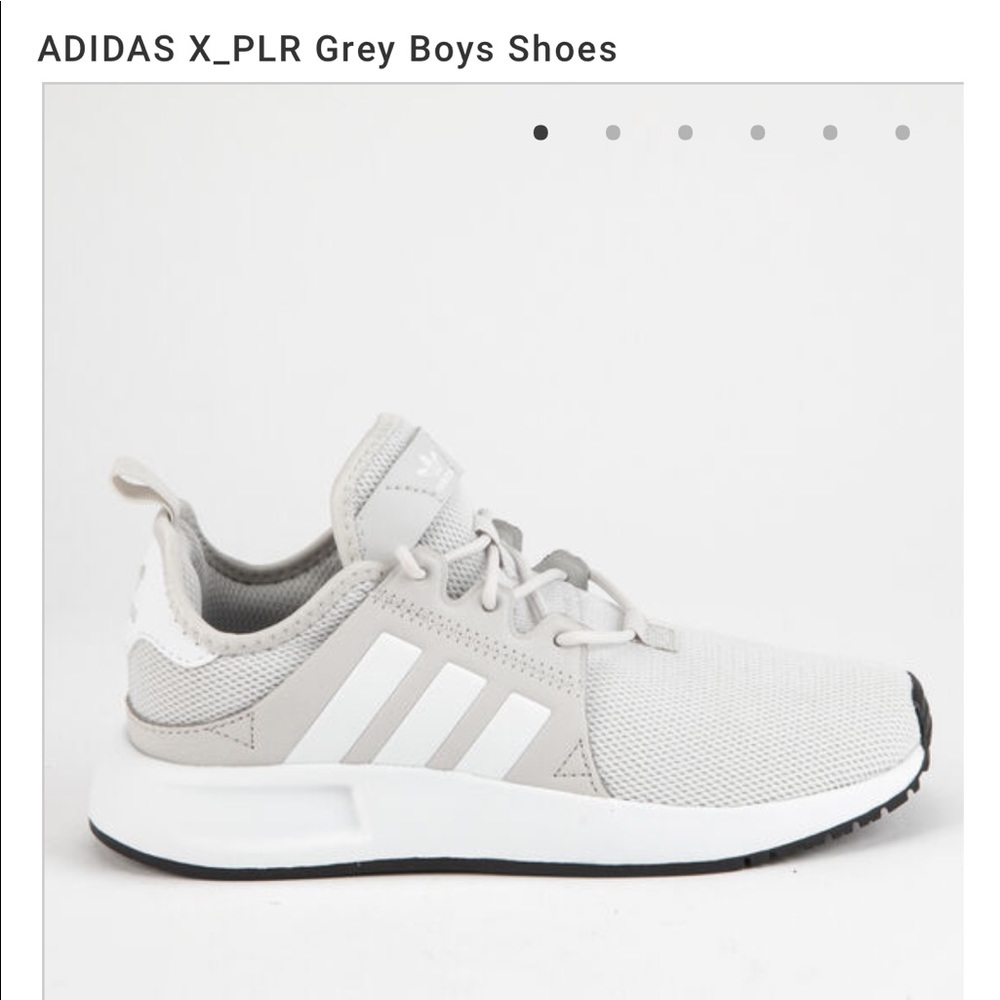 ADIDAS X_PLR Grey Boys Shoes - Size: 6.5 (W 8.5/9)